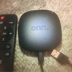 Onn Black Streaming Device with Remote